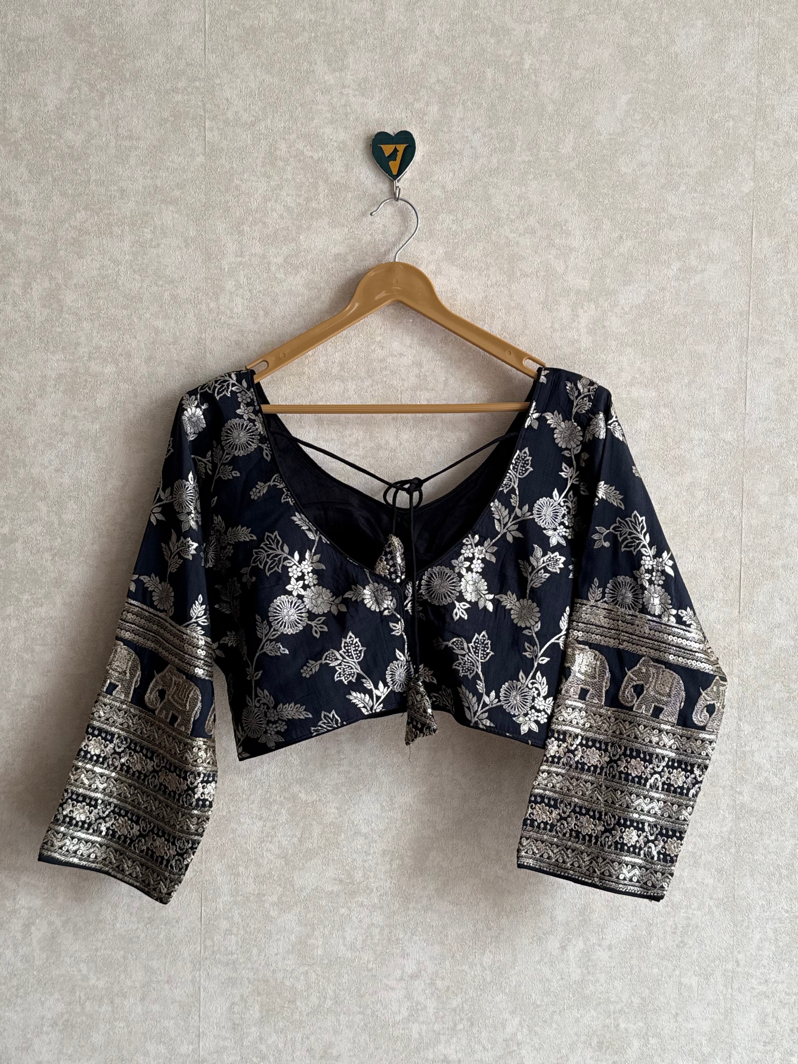 HATHI BROCADE BLOUSE-VCB013