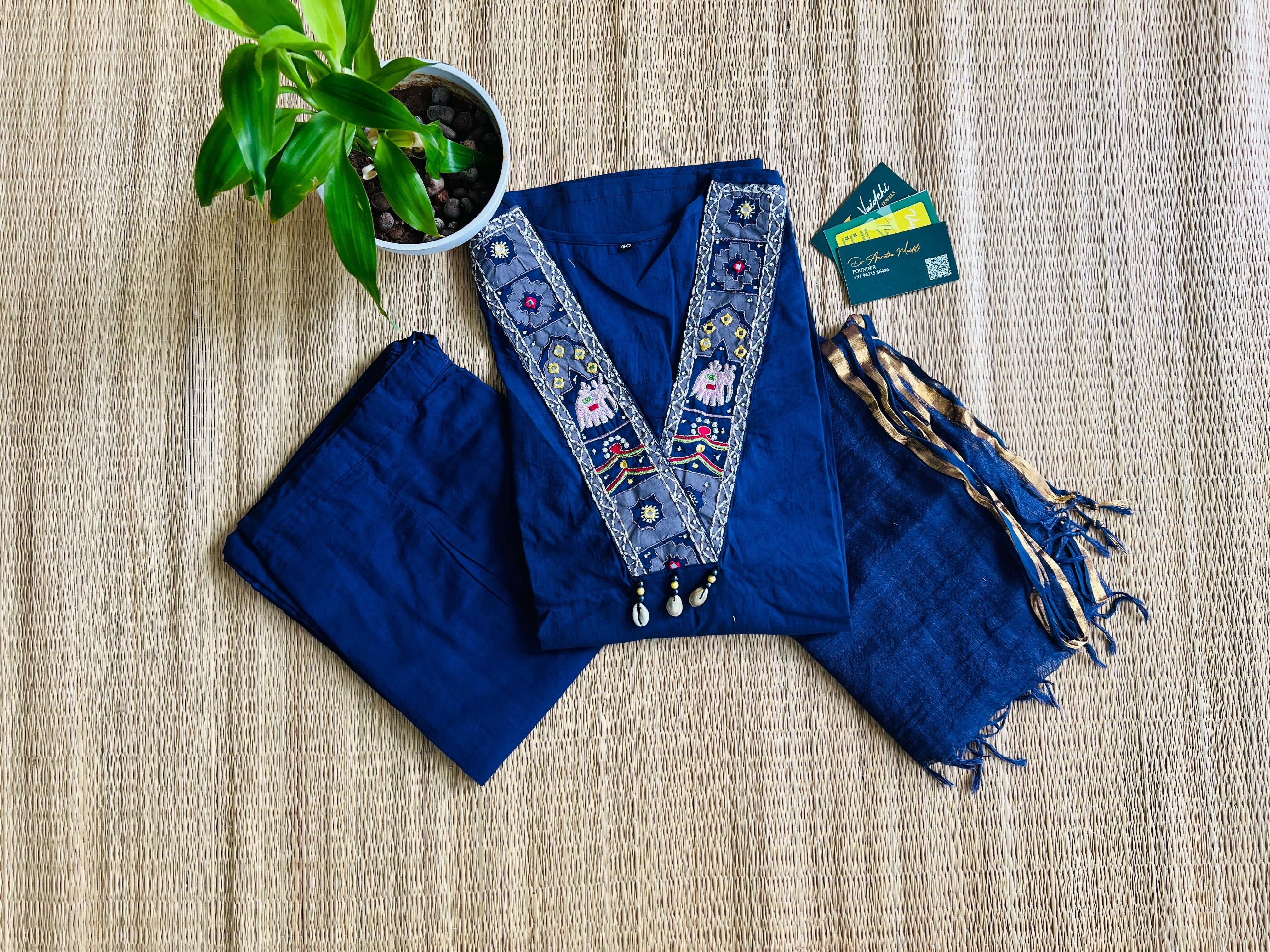 BLUE SALWAR SUIT