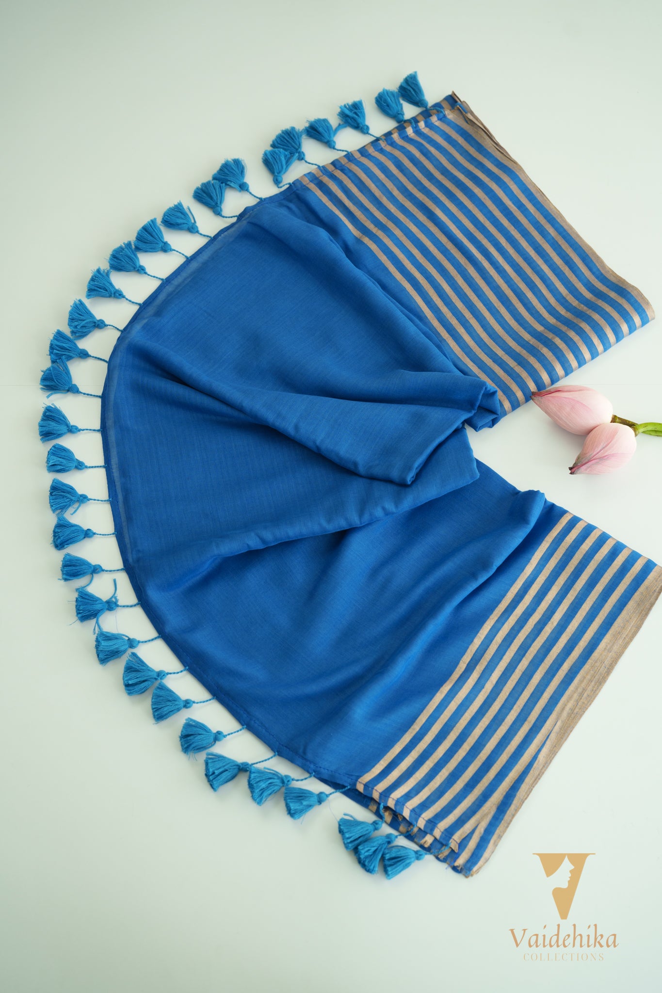 Adity Blue Saree-VCM025