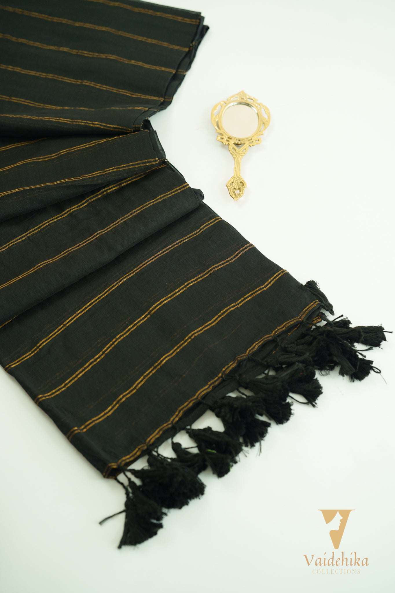 Tarangini Black Saree-VCM043