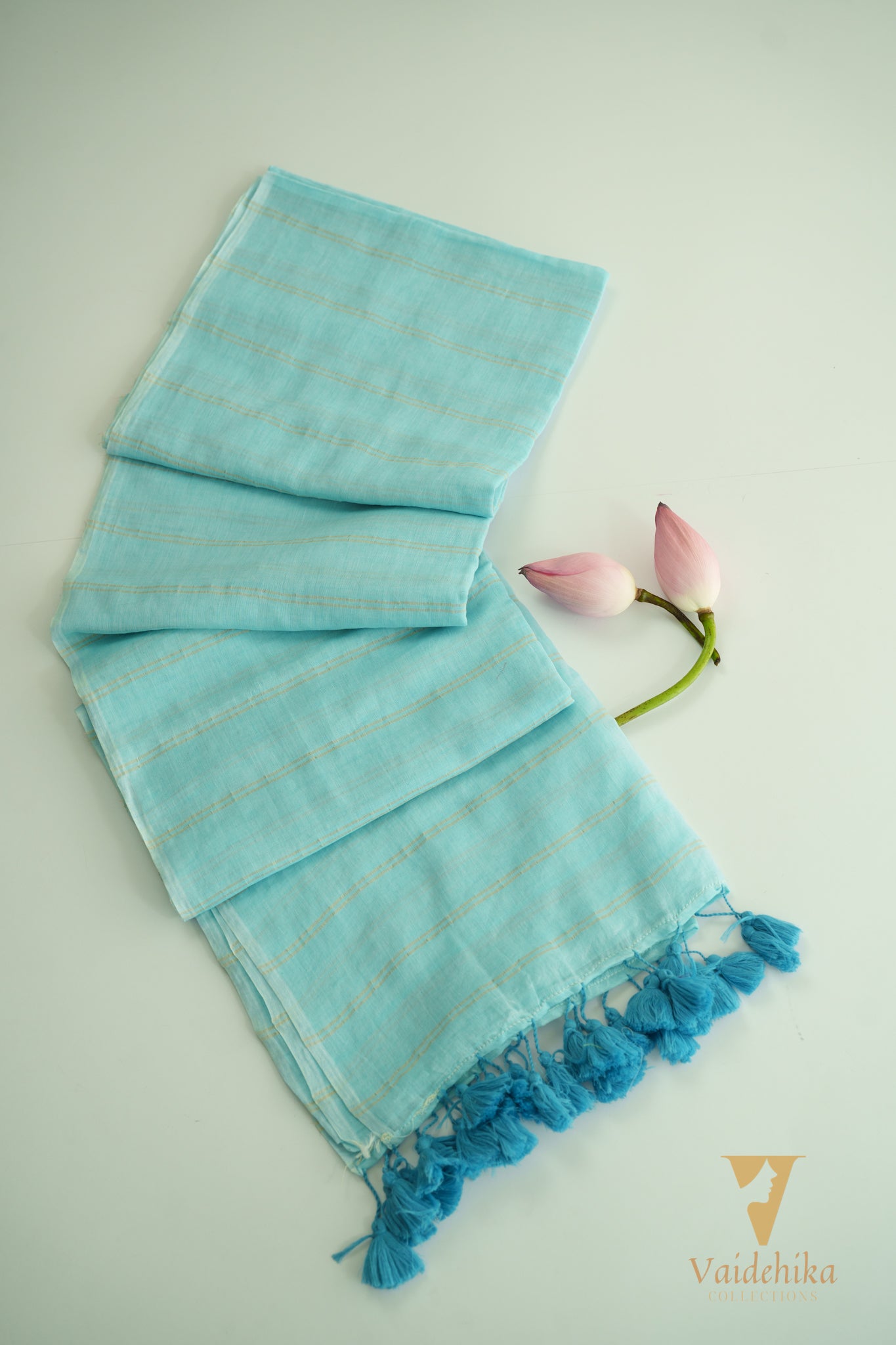 THARANGINI BLUE SAREE