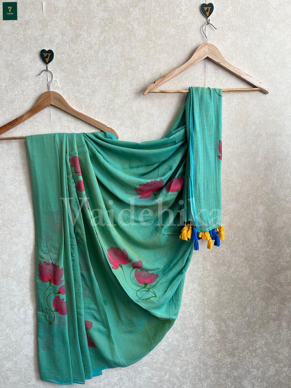 Golden Bloom Saree-PMCSP3
