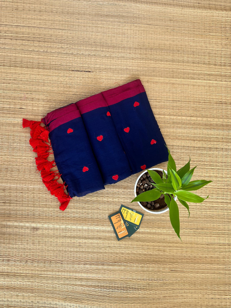 Dilse Blue Saree-VCM039