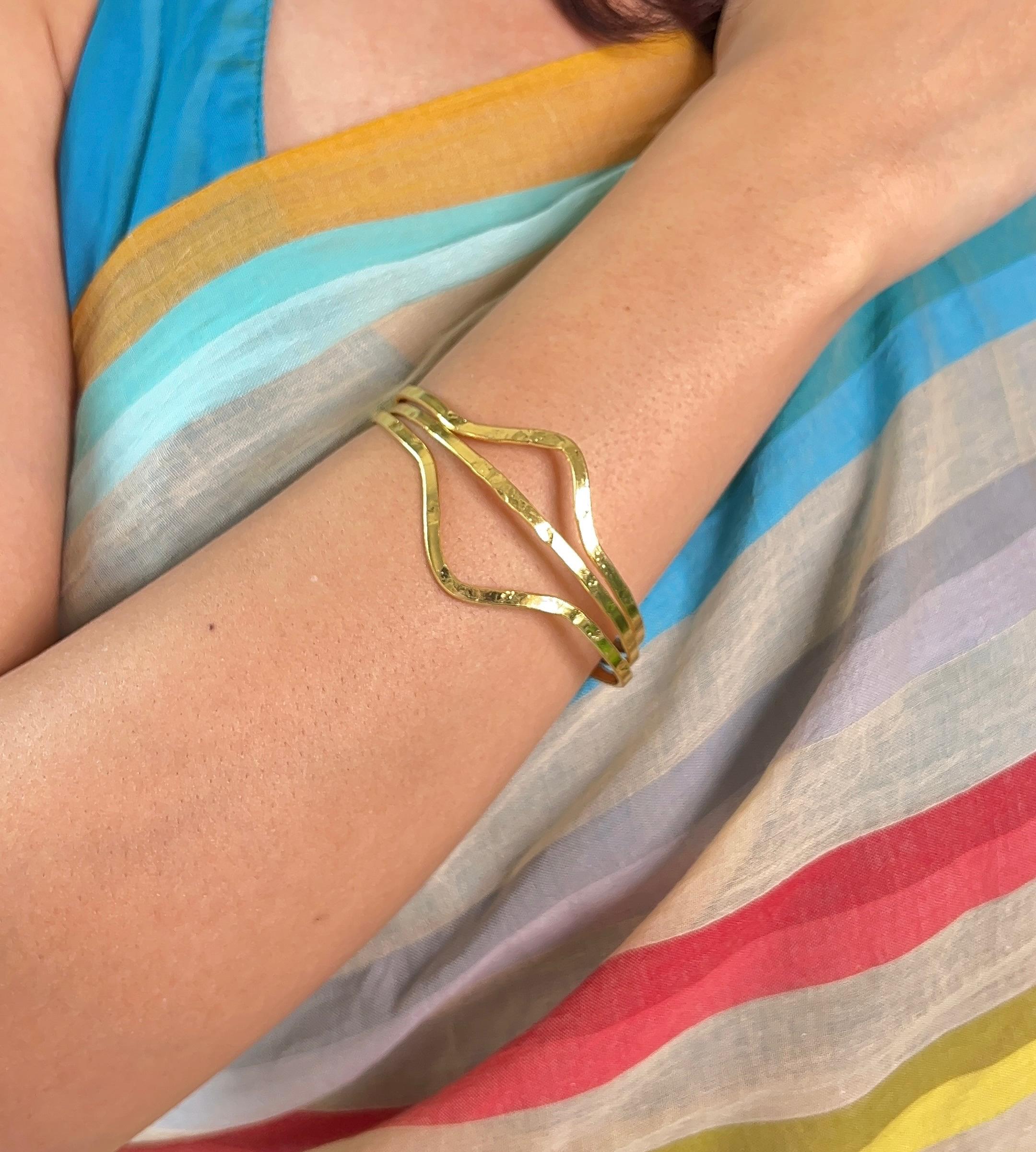 Mountain Brass Bangle-VJBR001