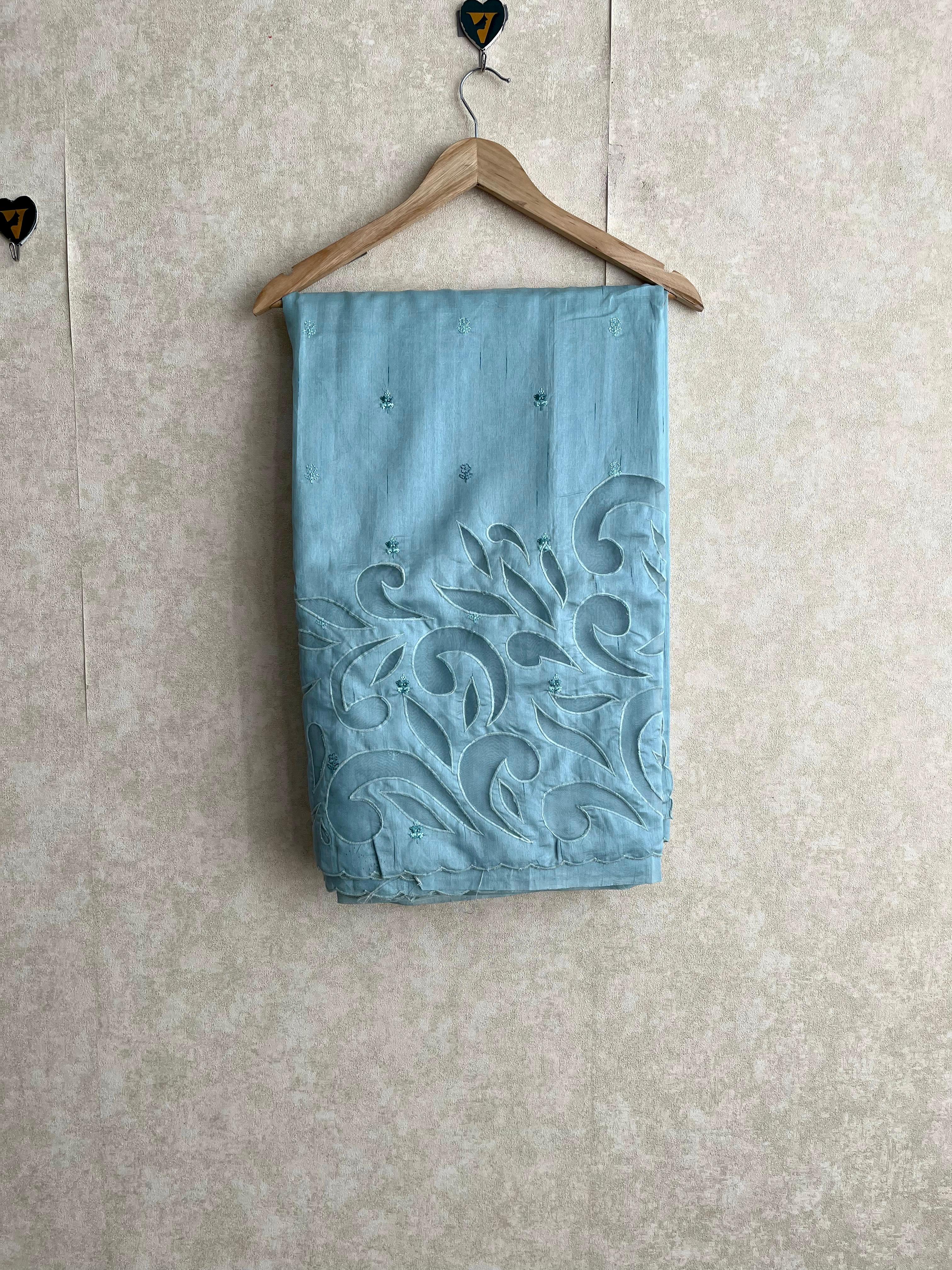 Applique Saree-VCA001