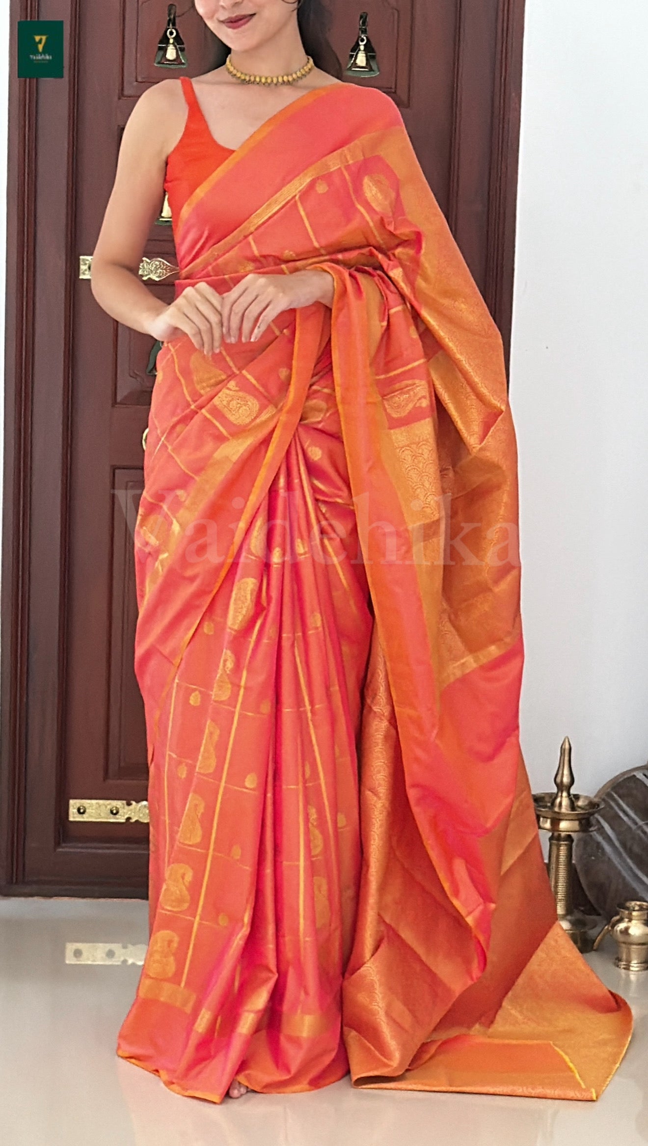 Krithika Saree - VL14 Peach