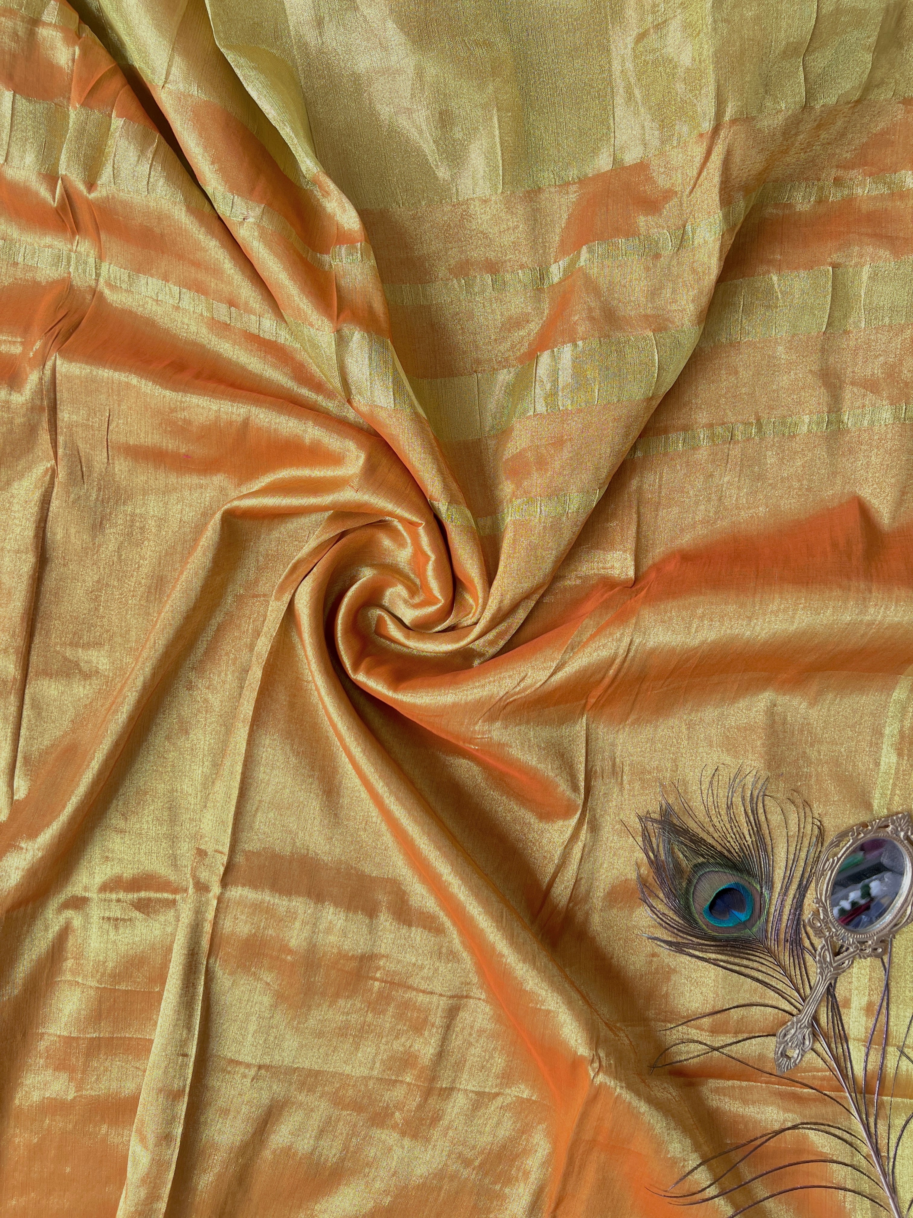 PRABHA GOLDEN SAREE-VCT009