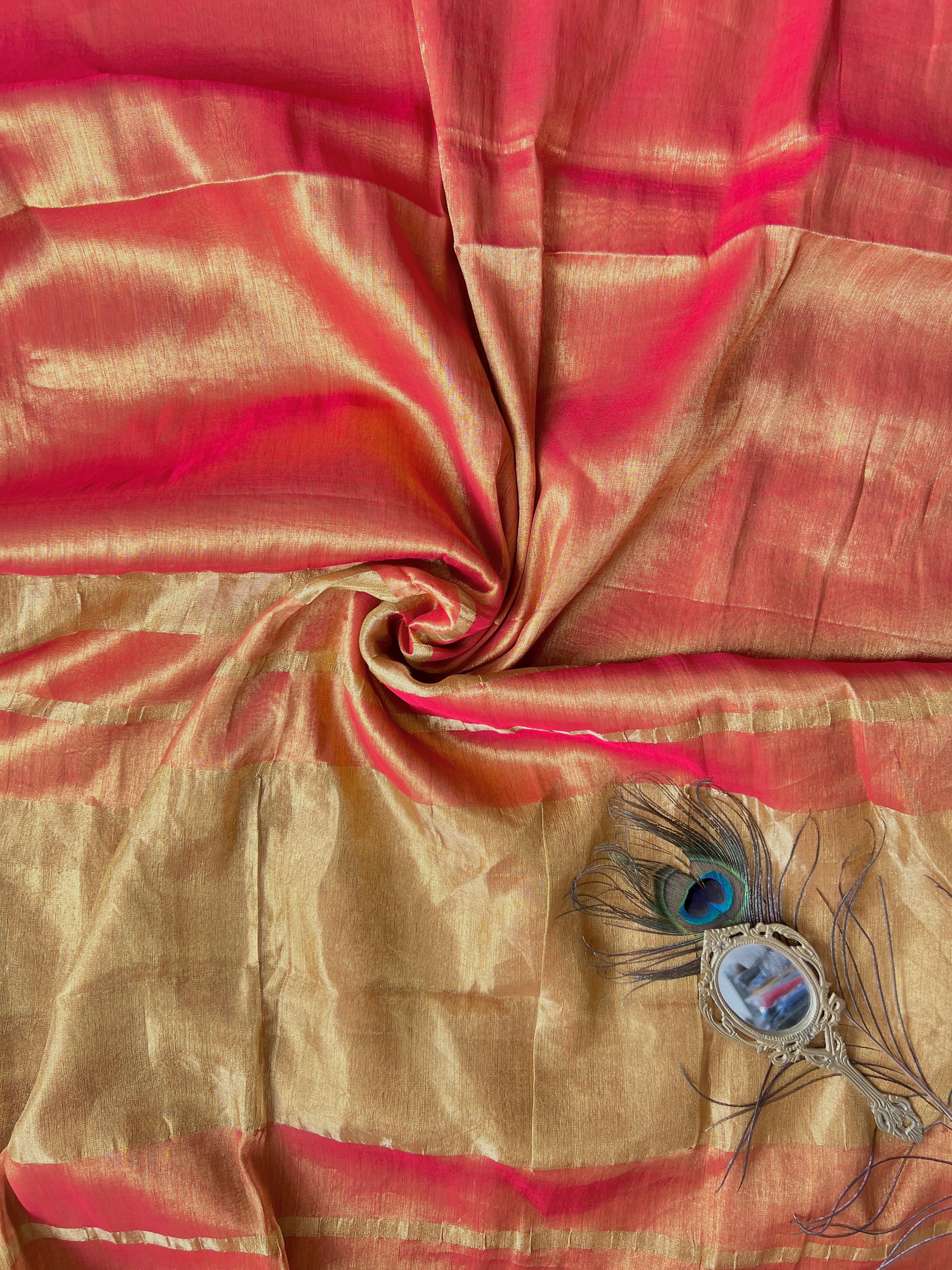 PRABHA GOLDEN SAREE-VCT009