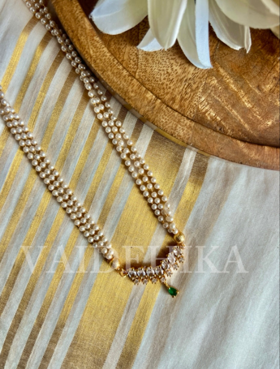 Pearl Diamond Chain-VJC104