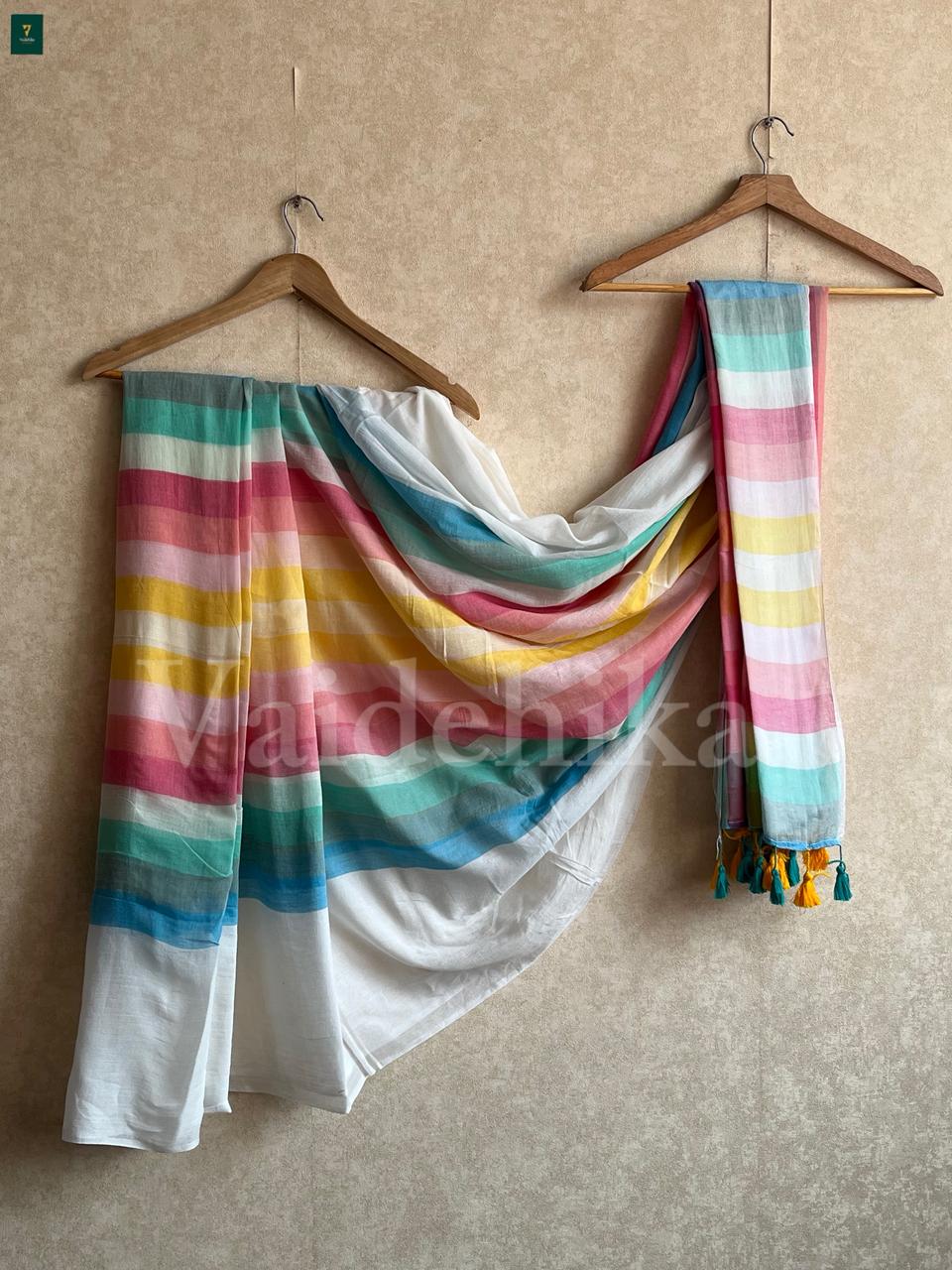 Ishani Rainbow Saree-PMM001