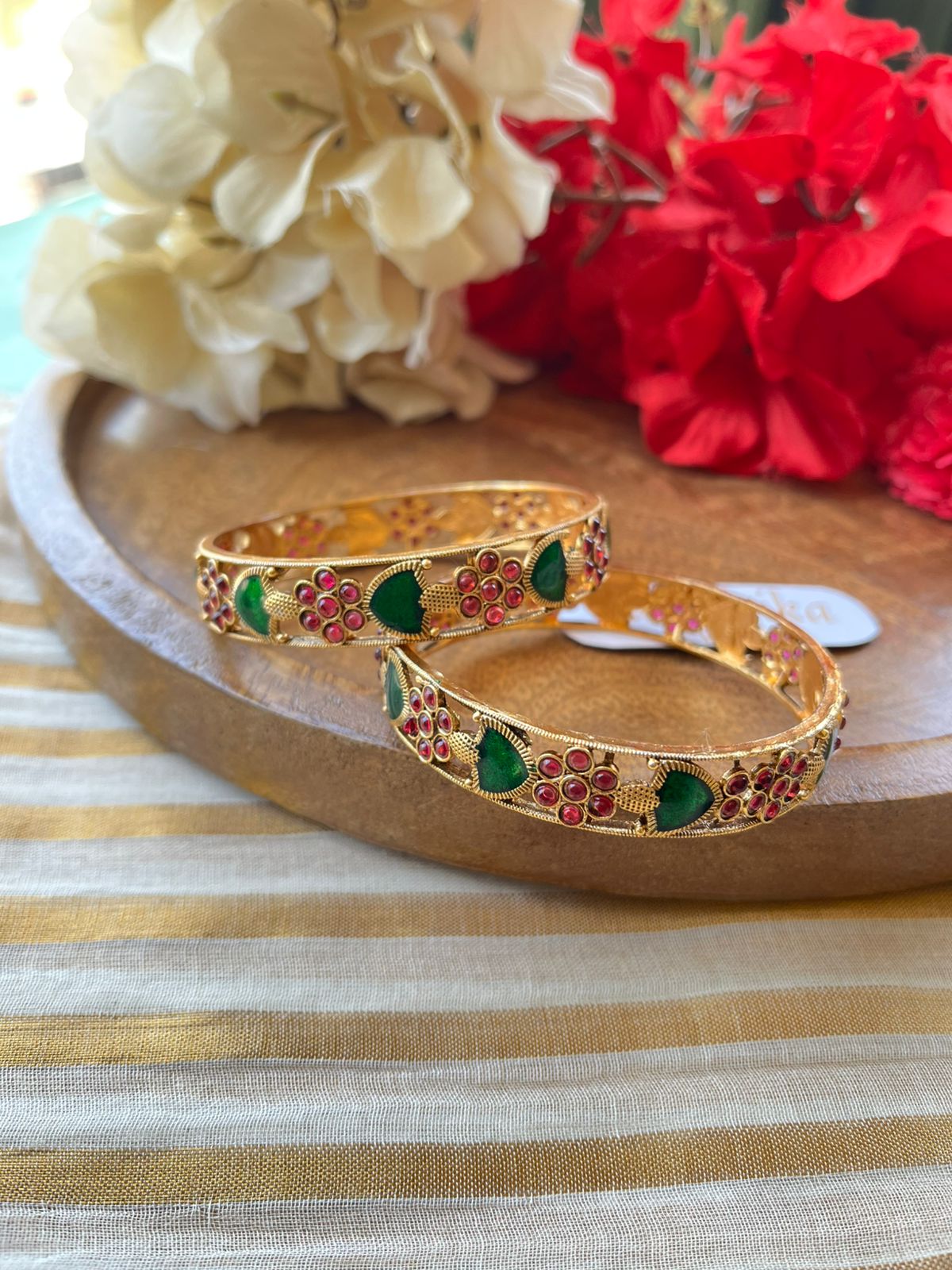 Palakka Flower Bangle-VJB004