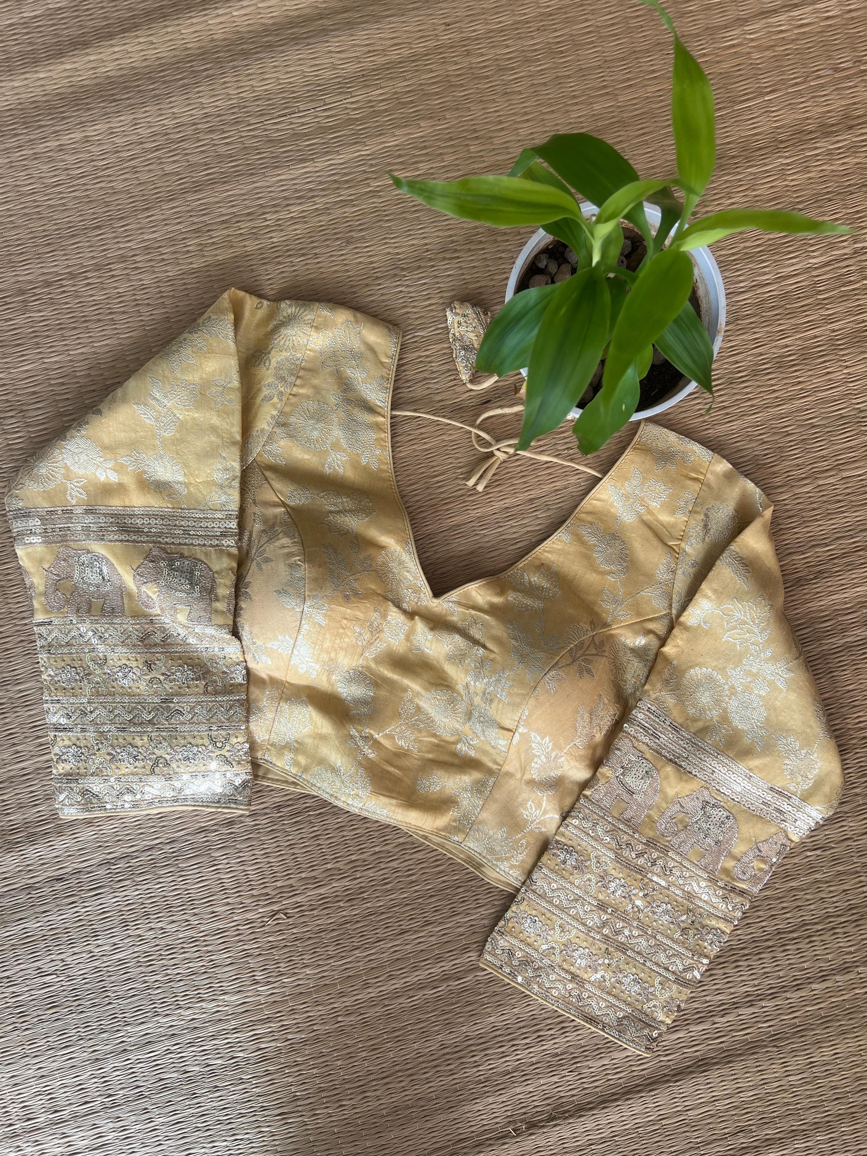 HATHI BROCADE BLOUSE-VCB014