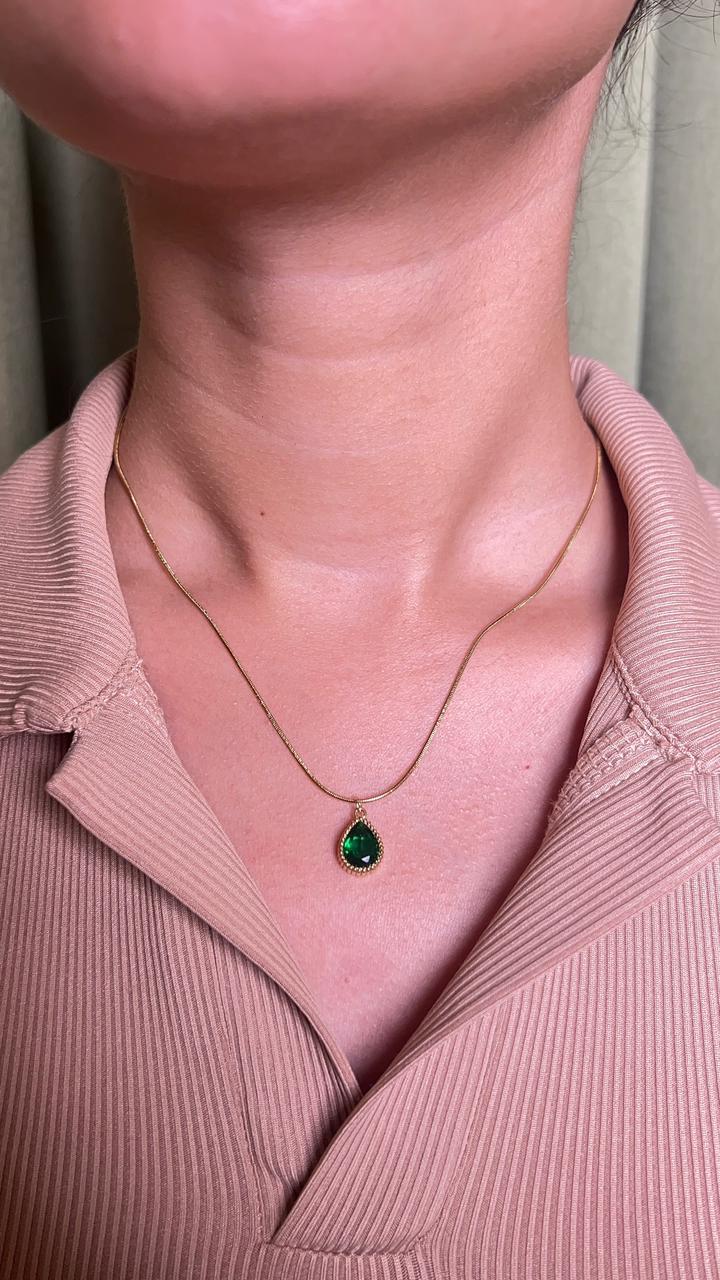 Emarald Necklace-VJAT020
