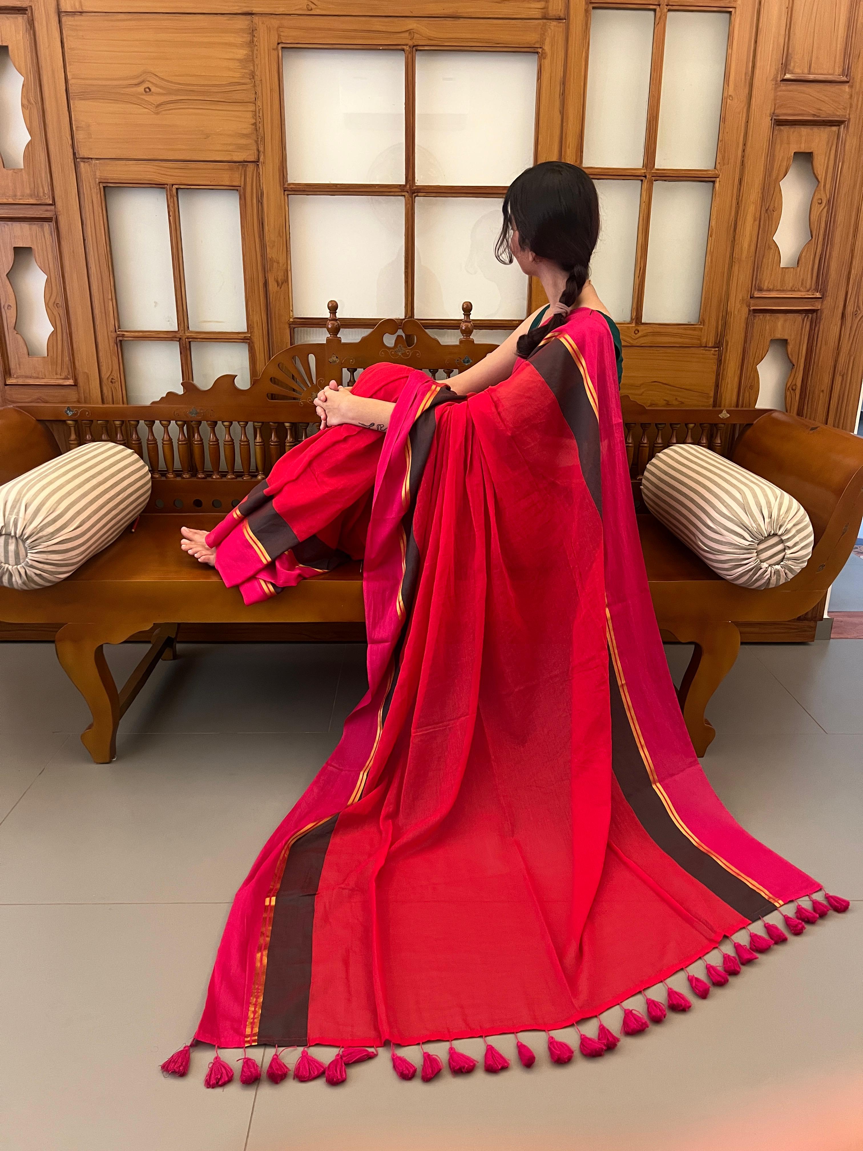 BHOOMIKA SAREE WITH THRISHIKA NECKLACE- VSJ006