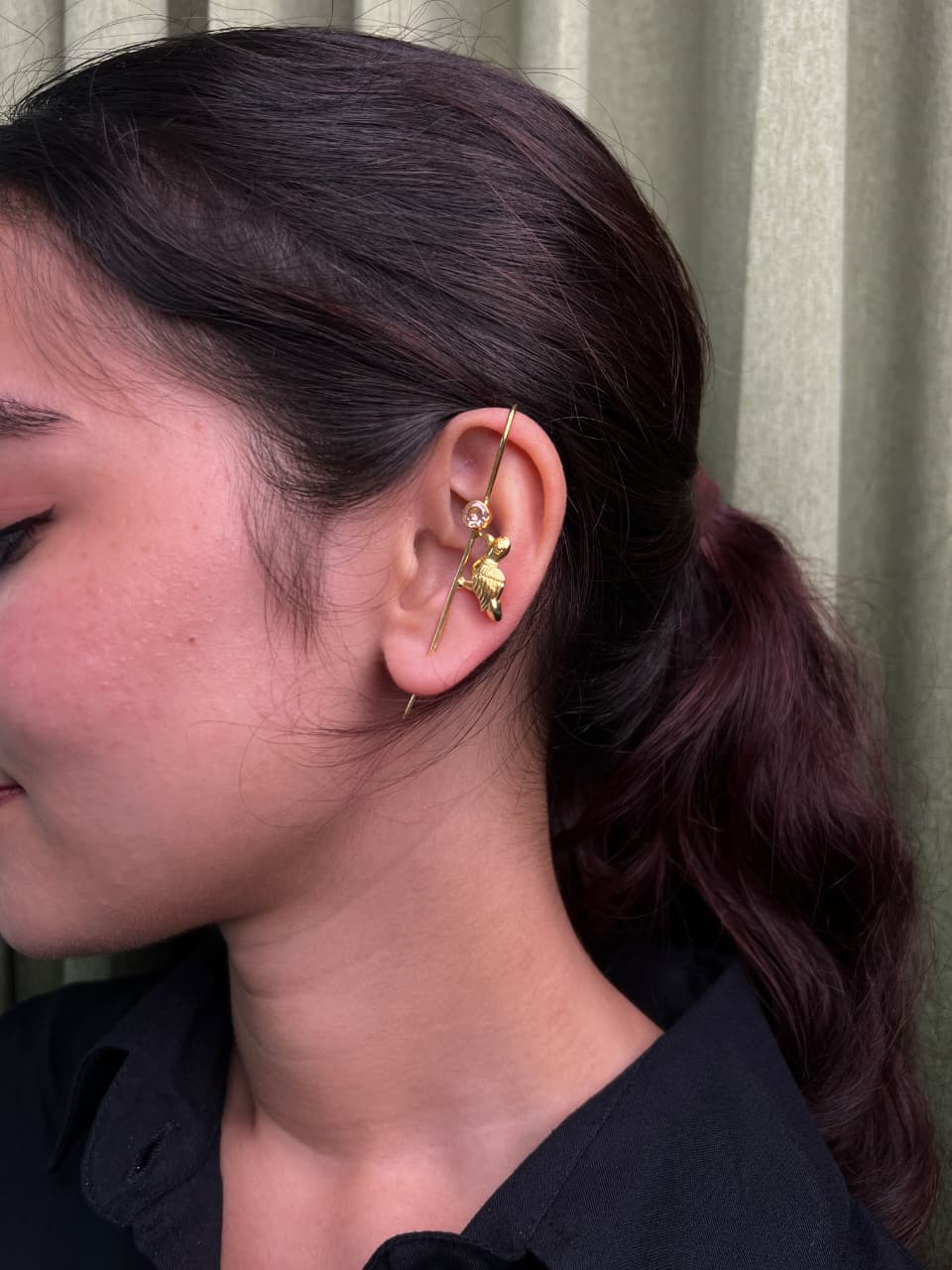 Birdstone Earcuff-VJEC016