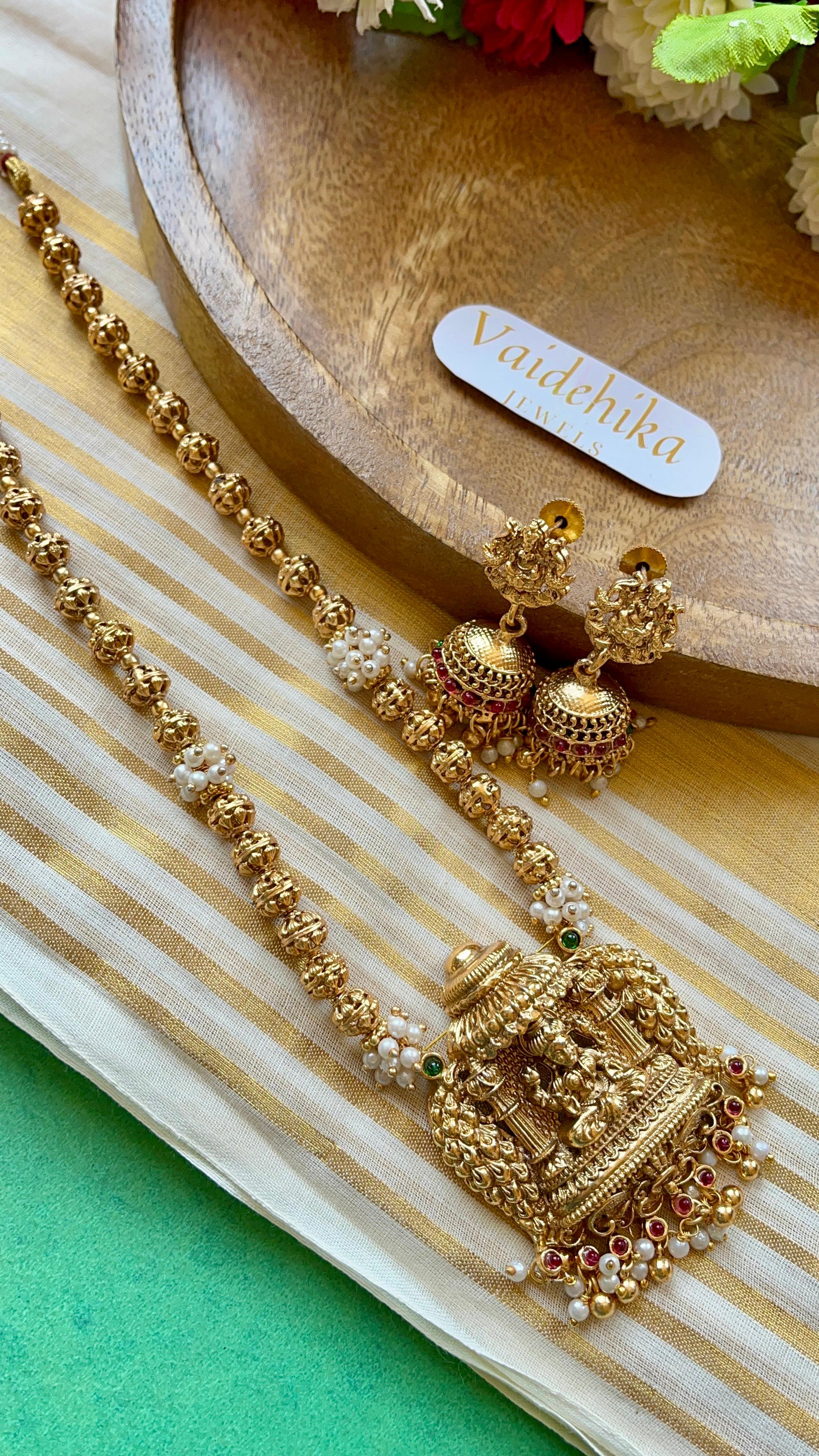 Golden Lakshmi Haram-VJH013