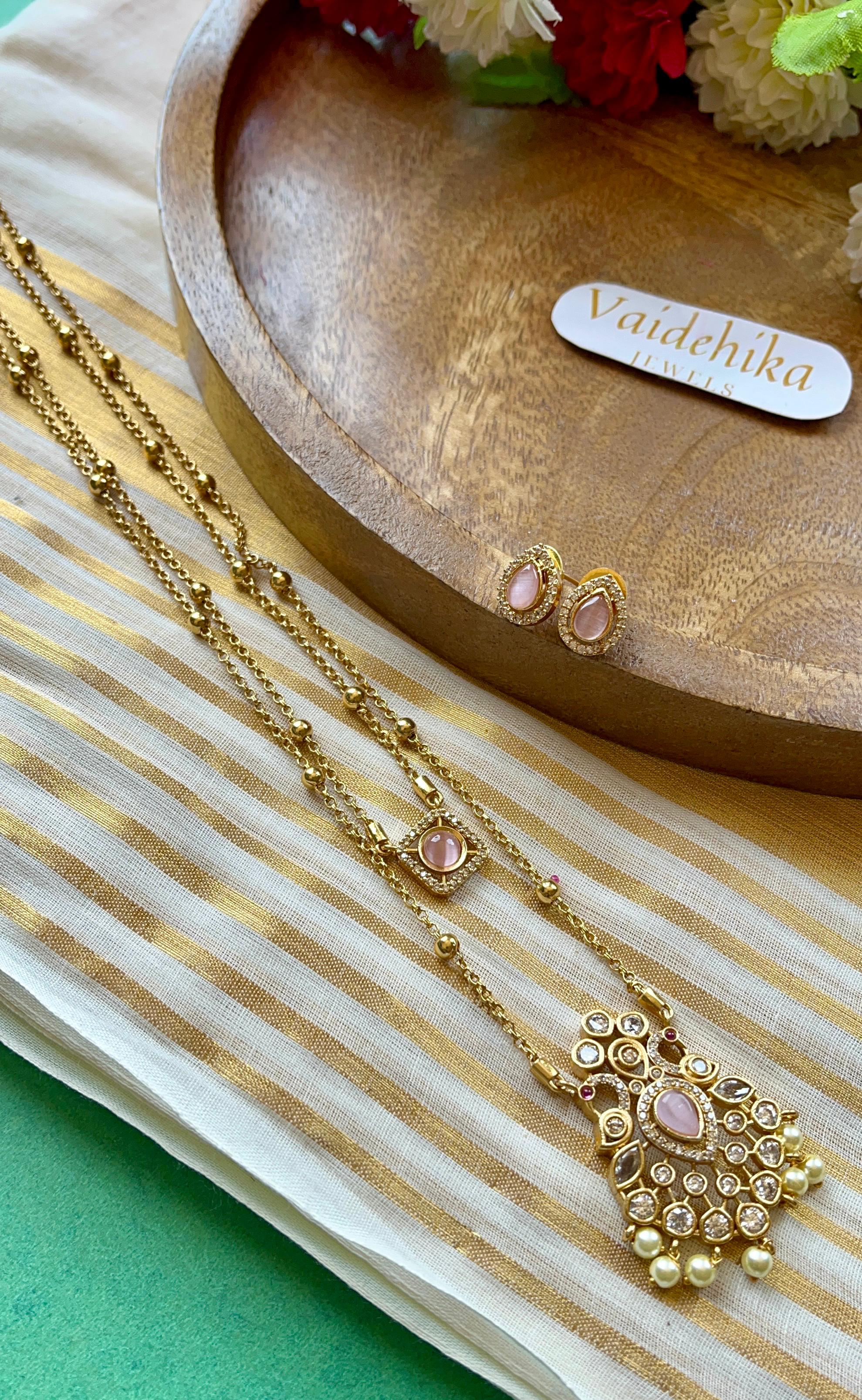 Emerald Pink Chain -VJEP01