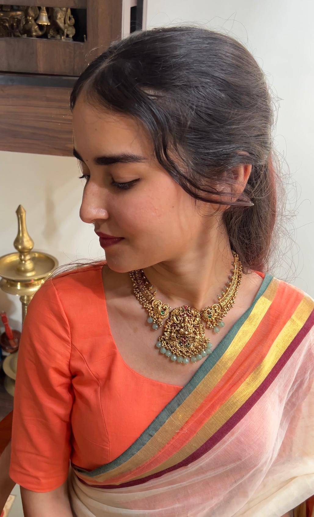 Rajagopura Lakshmi Necklace-VJH029