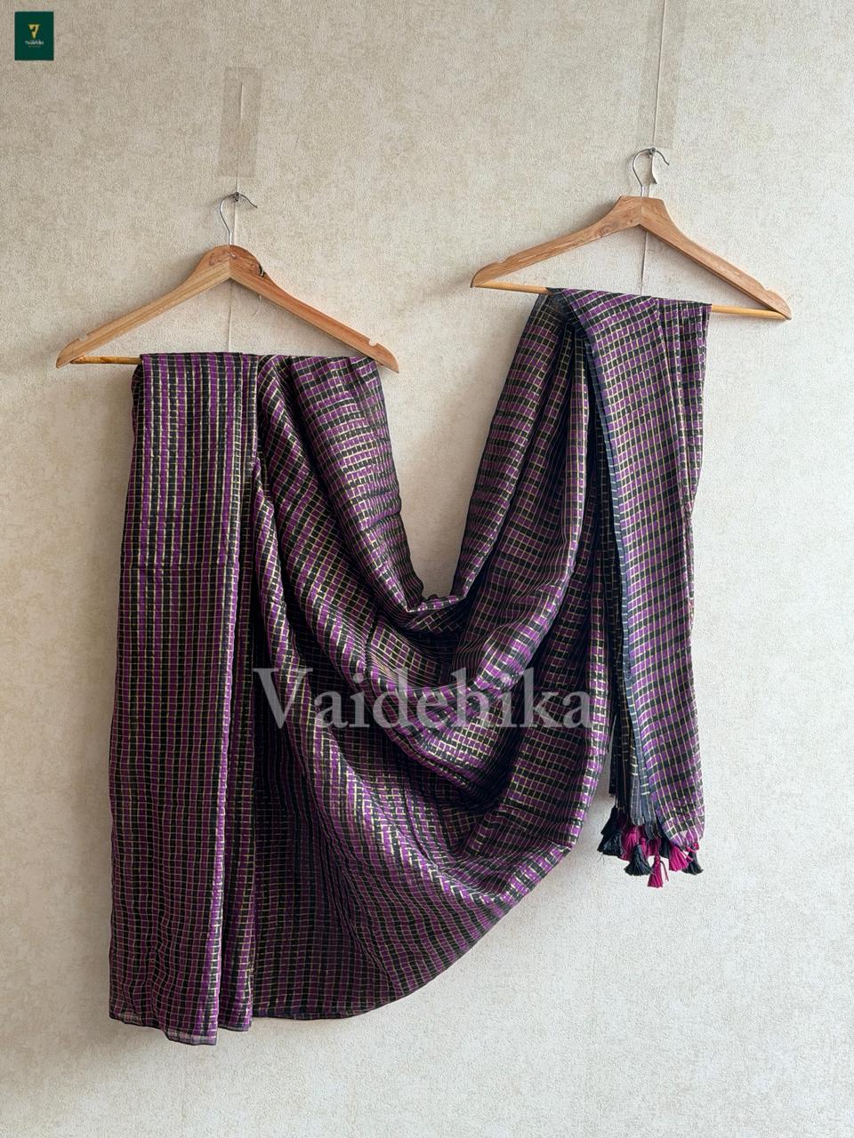 Pavithra Purple Saree -pmcyg1