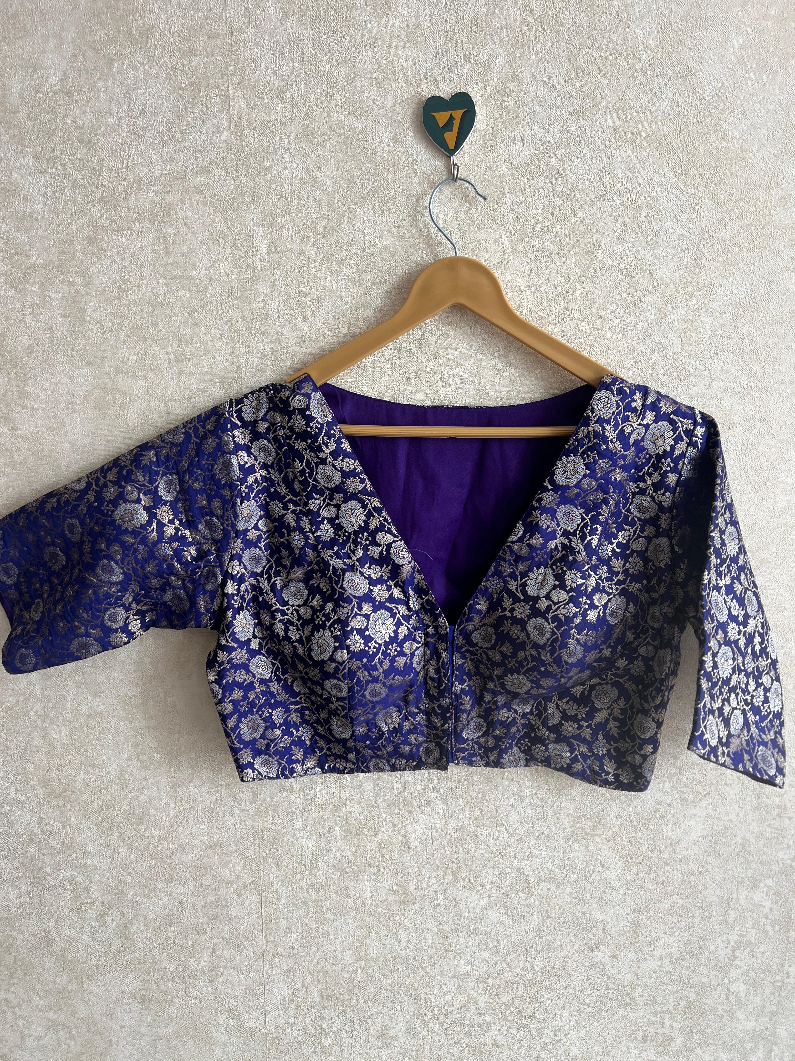 Benarasi Brocade Blouse-VCB008