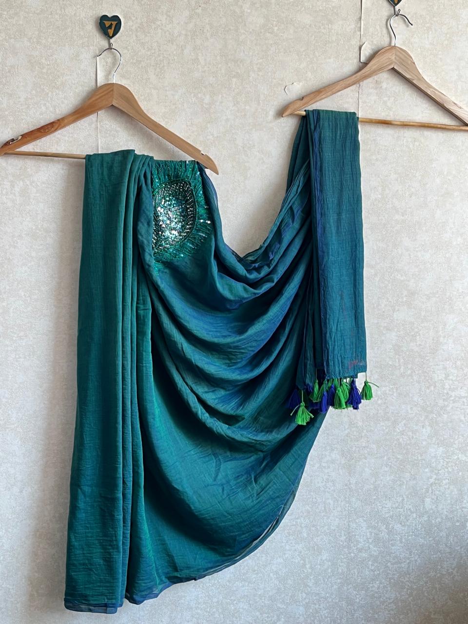 Mazhilpeeli Saree-PMCSQR1
