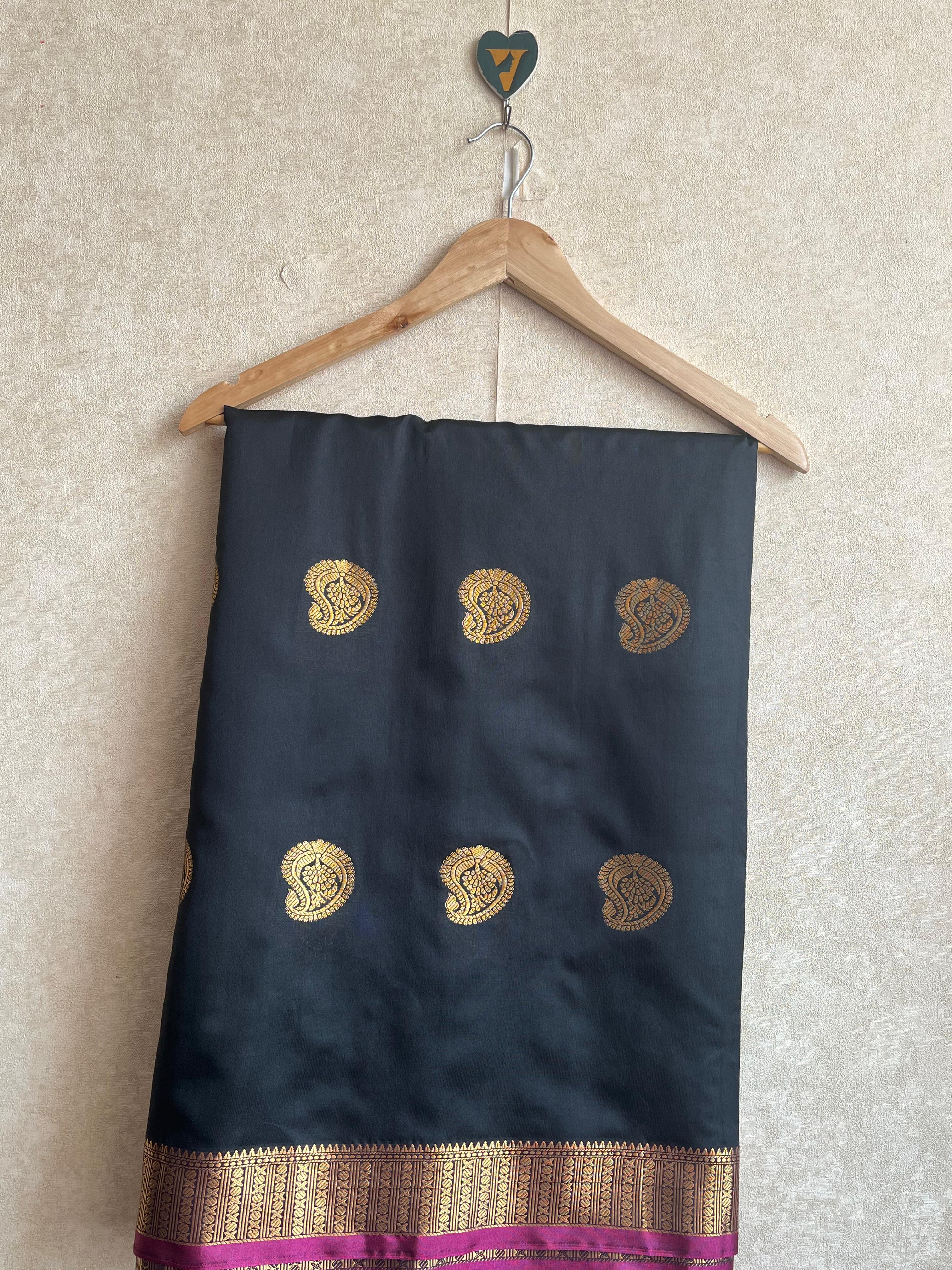 Neel Indra saree-AKCB09