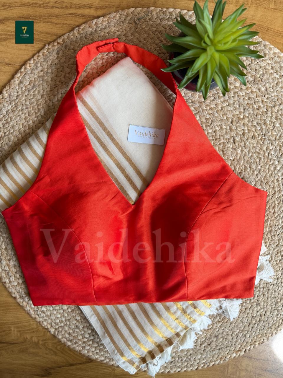 Elara Halter Blouse -VSB116