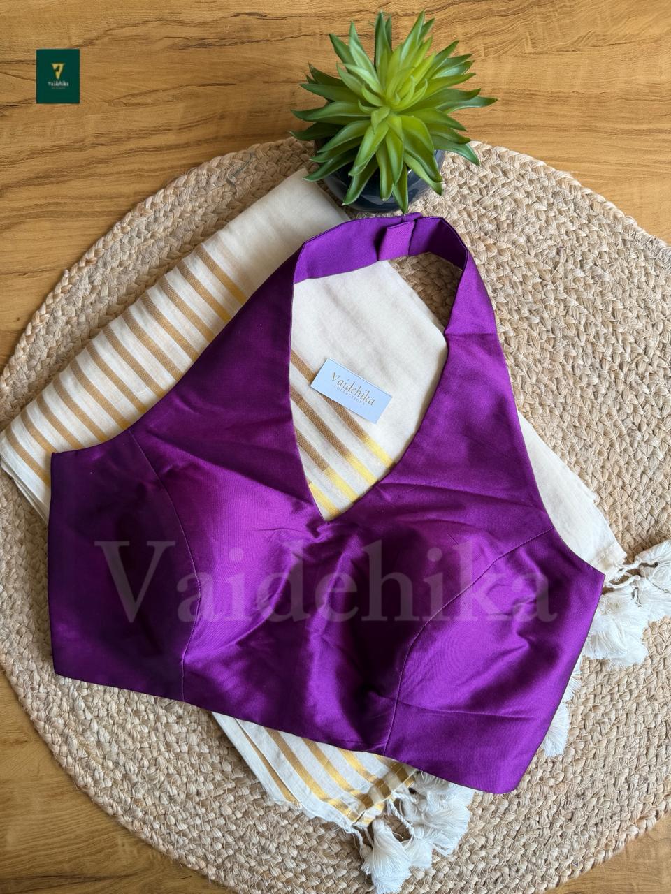 Elara Halter Blouse -VSB116