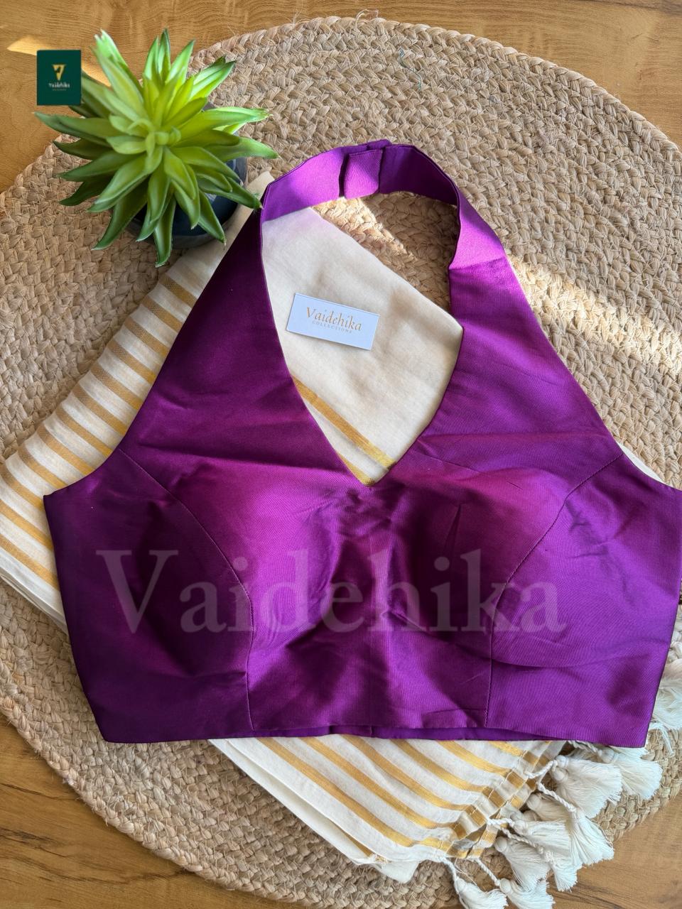 Elara Halter Blouse -VSB116
