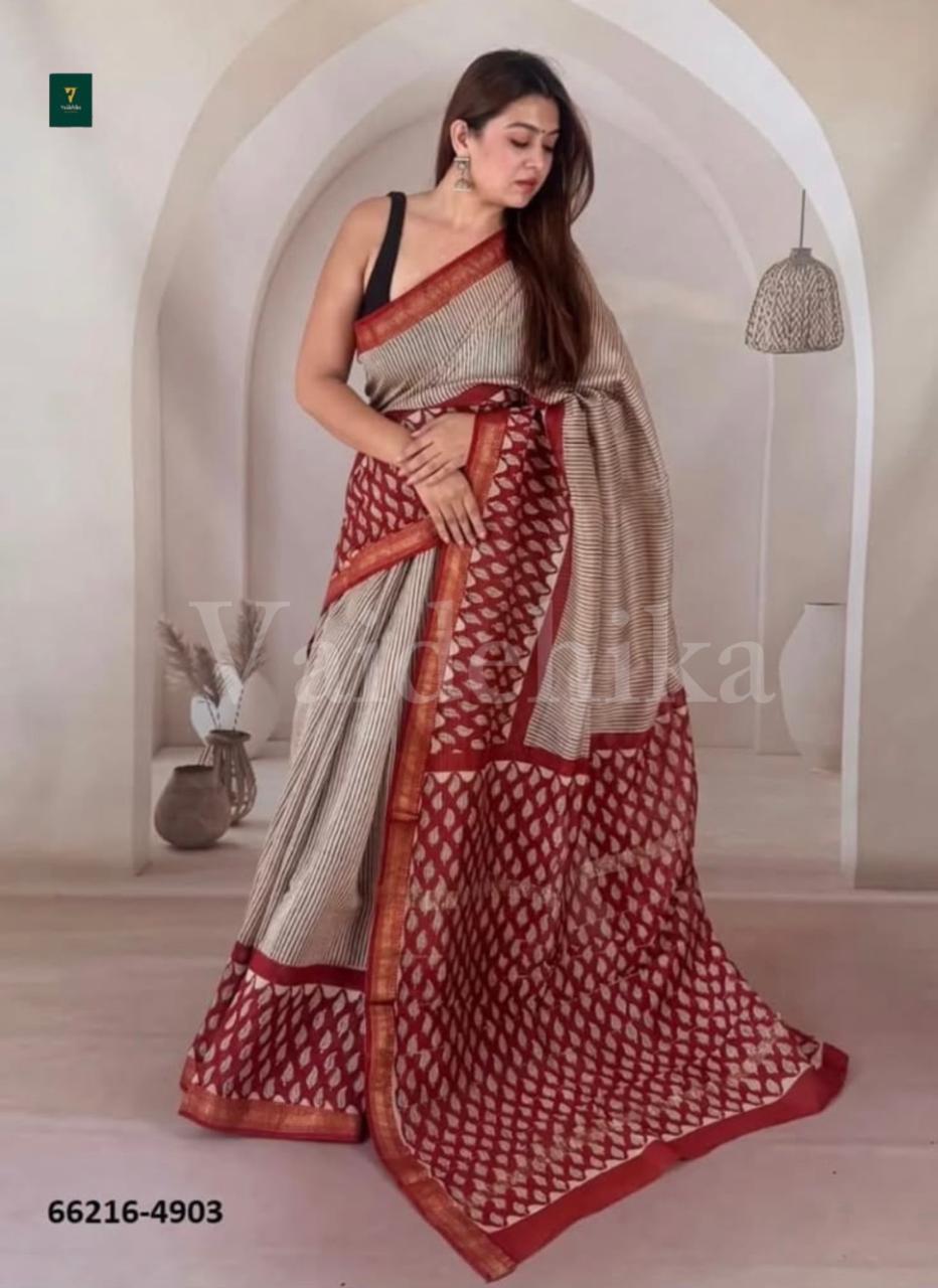 Maheshwari silk Saree-VS10
