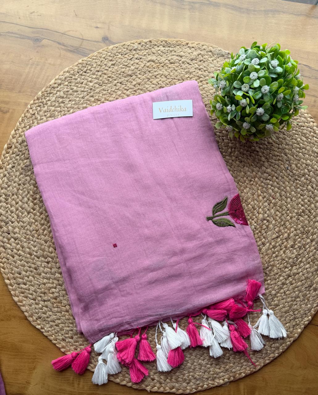 Tulip Bloom Saree-VS122