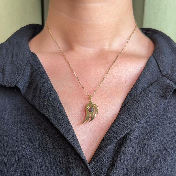 Phoenix Glow Necklace-VJAT023