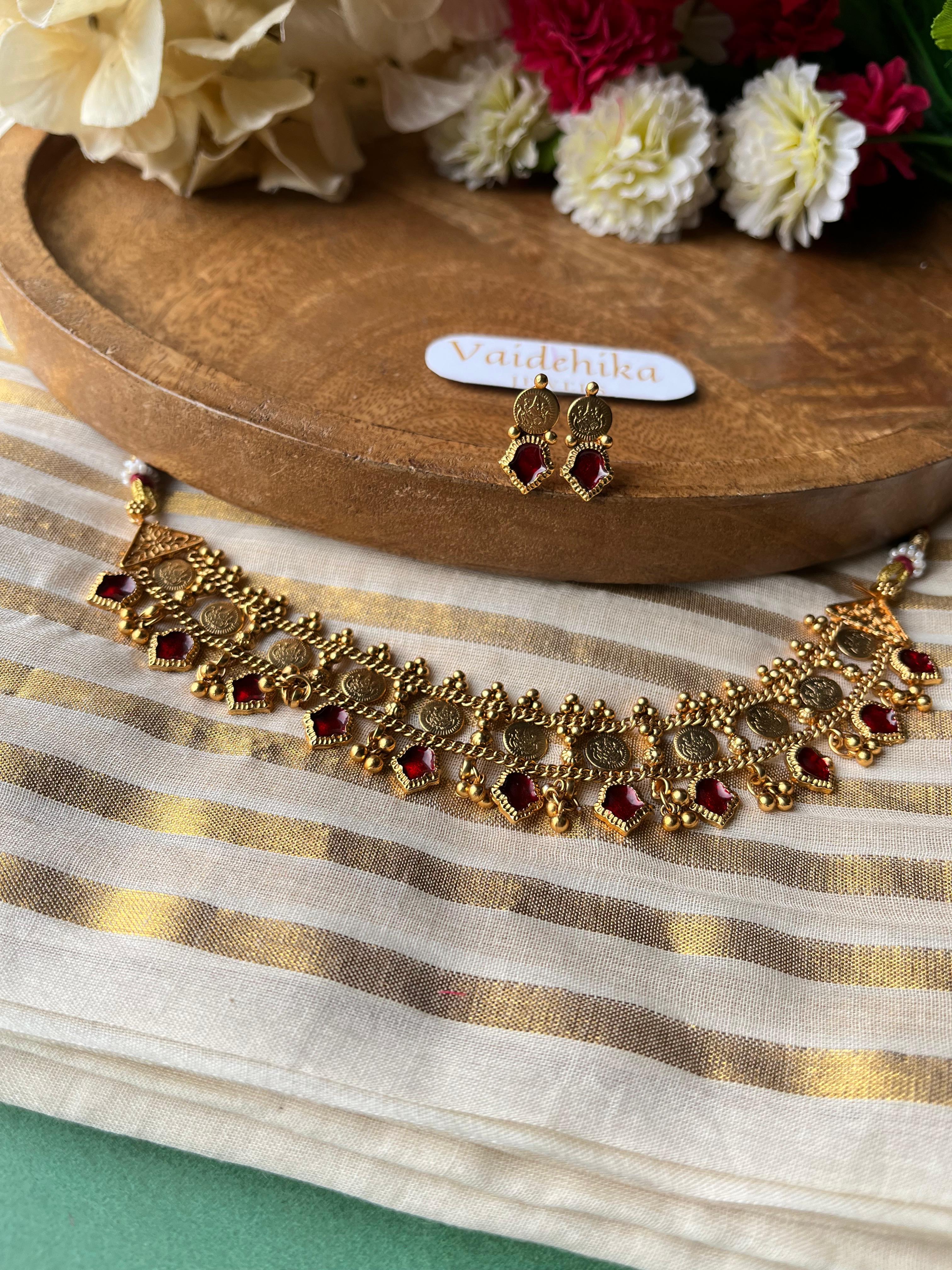 Padmika Coin Choker-VJC155