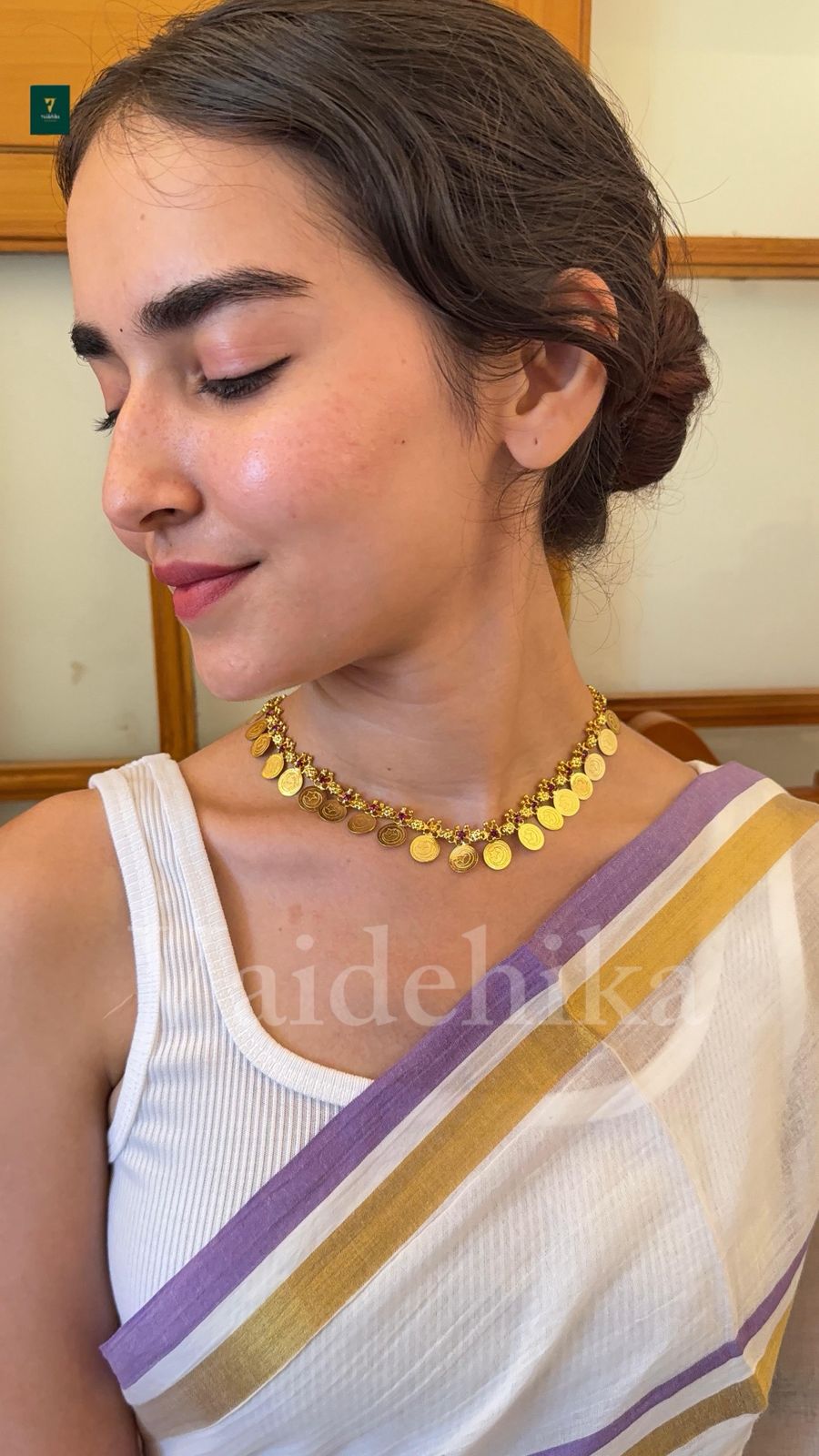 Luna Coin Necklace-VJG001
