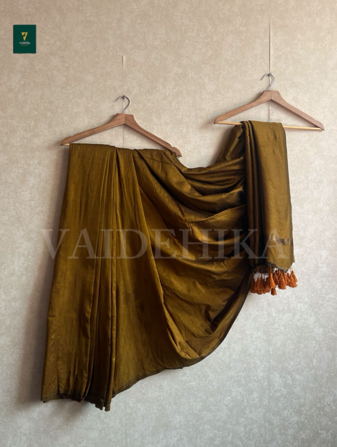 Teal Gold Saree-PMCTG001