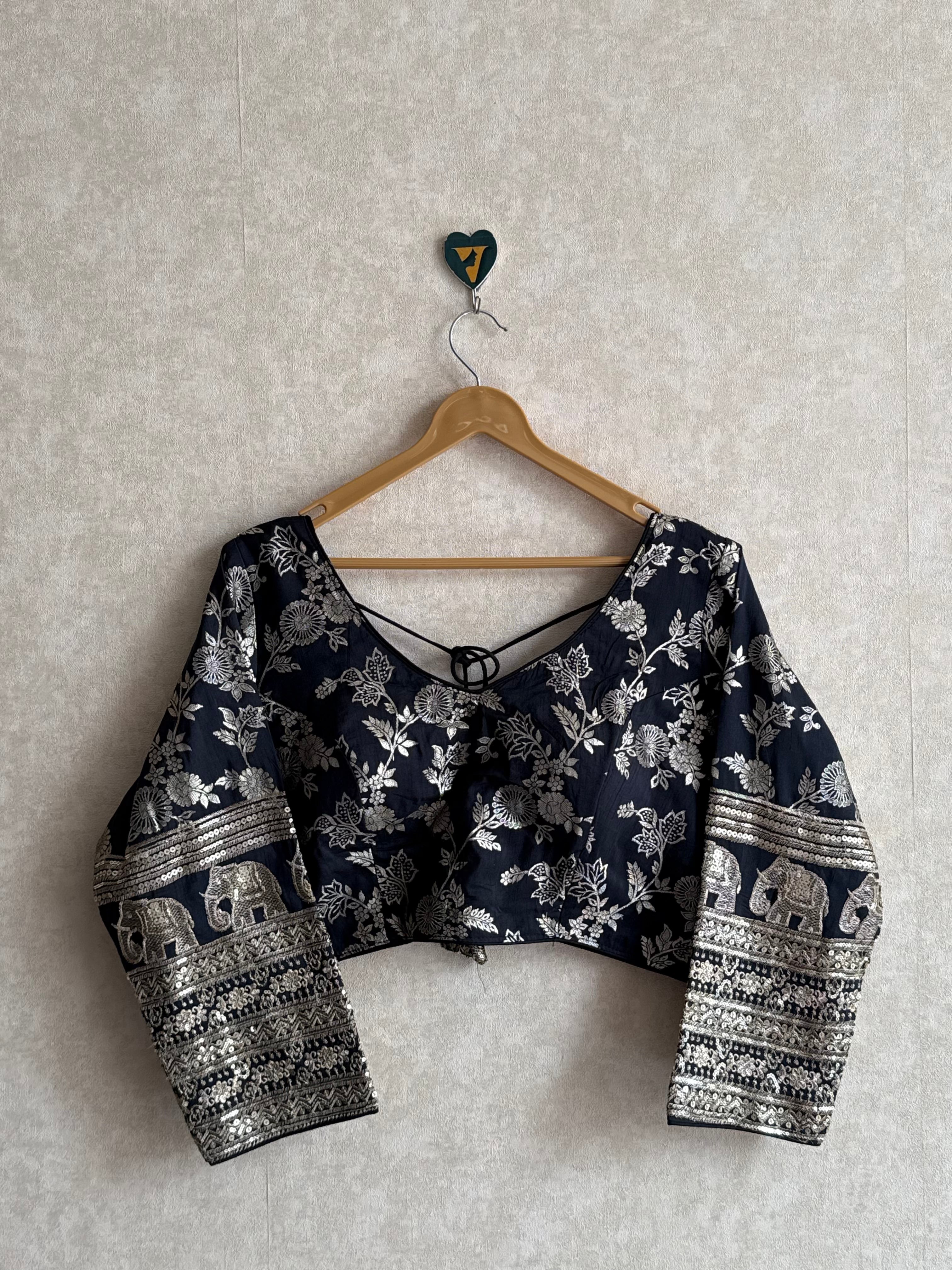 HATHI BROCADE BLOUSE-VCB013