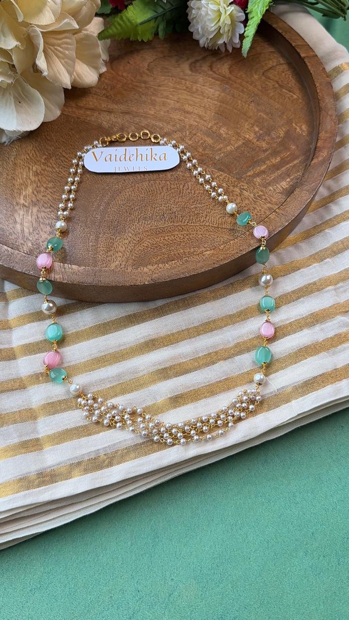 Pastel Charm Necklace-VJN030