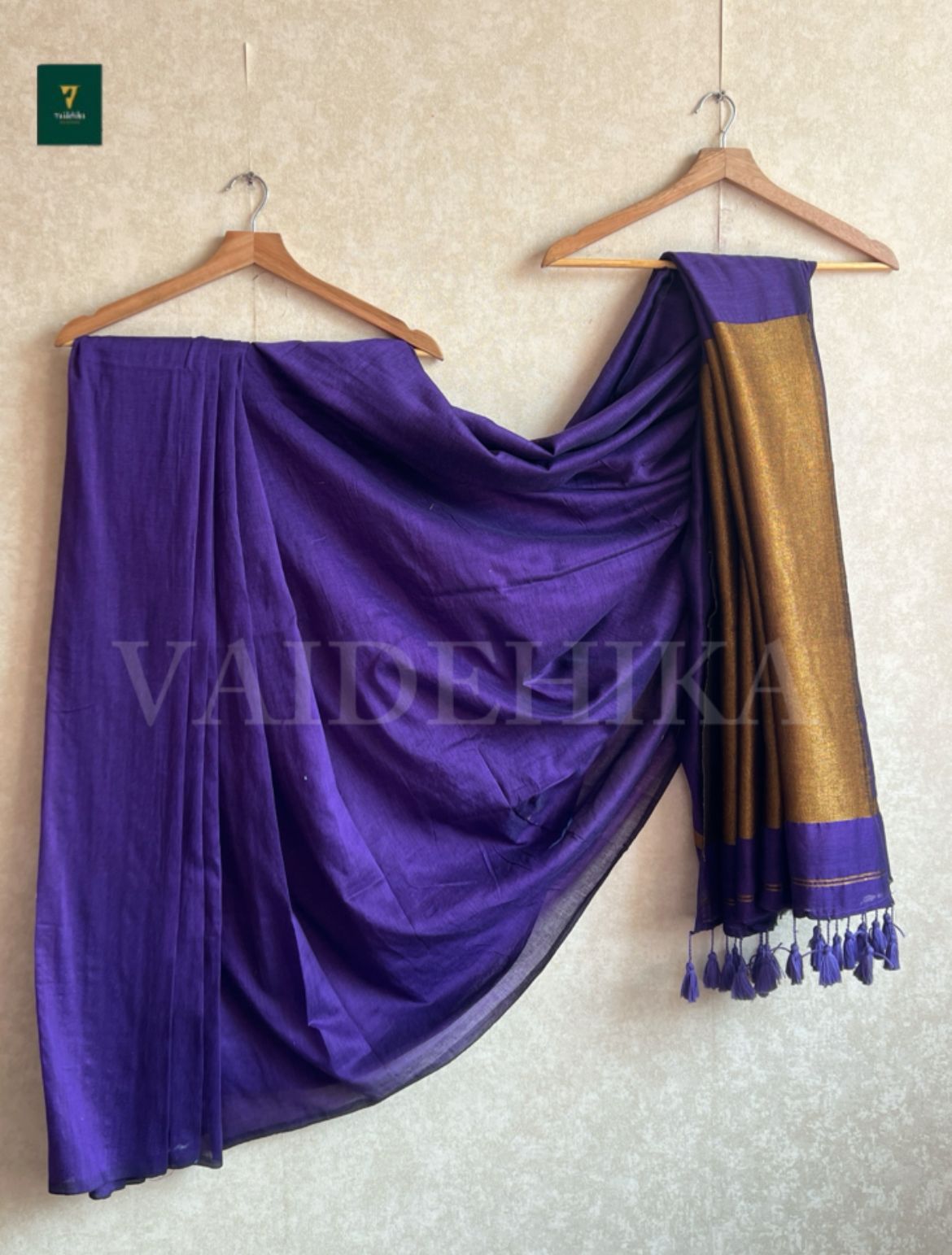 Teal Gold Saree-PMCTG001