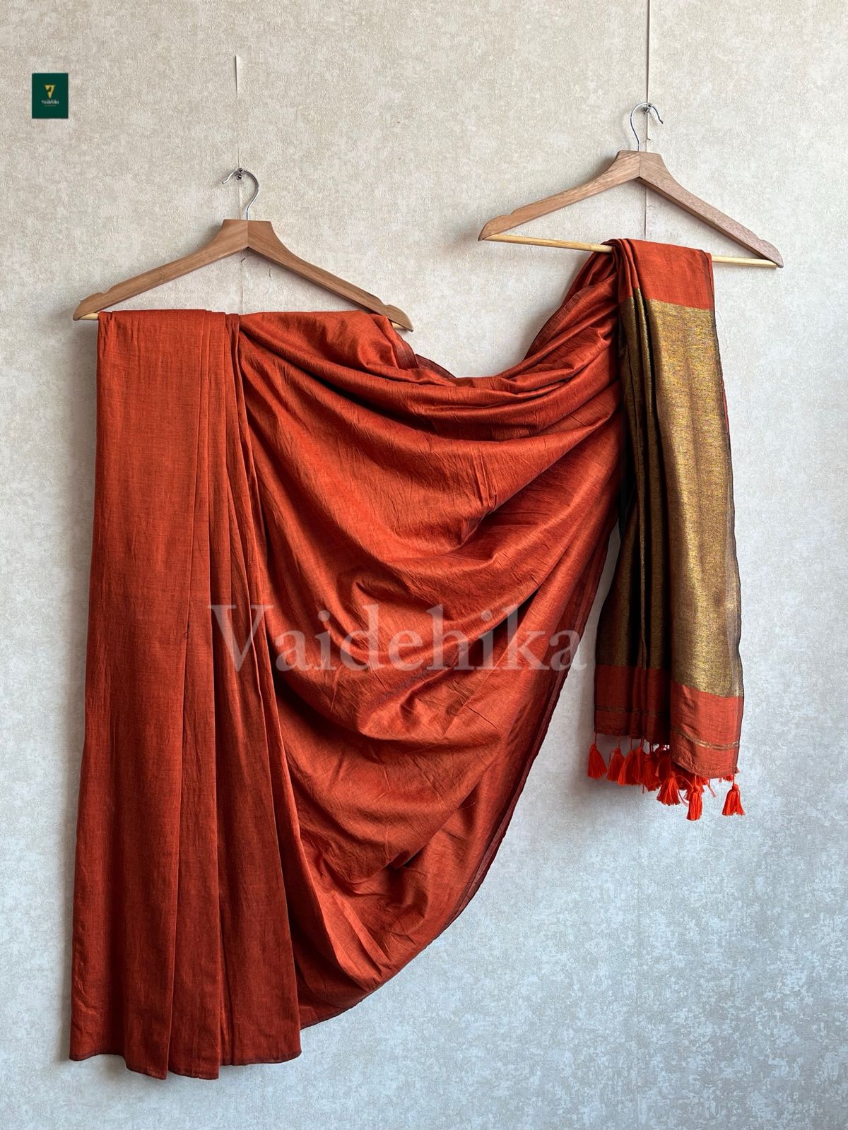 Teal Gold Saree-PMCTG001