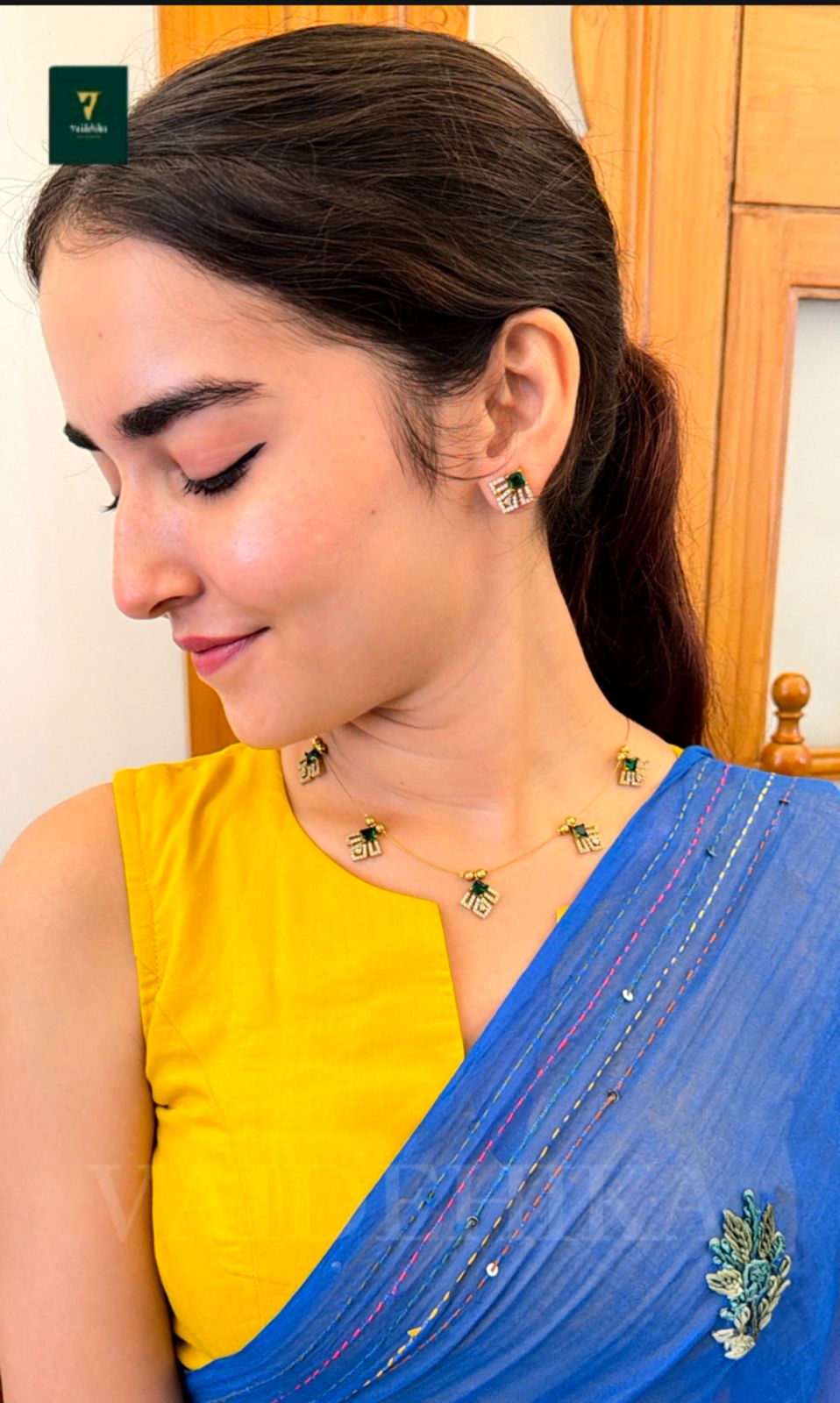 Nimisha Chain Green-VJA20